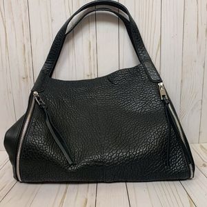Vince Camuto Pebbled Leather Zipper Bag